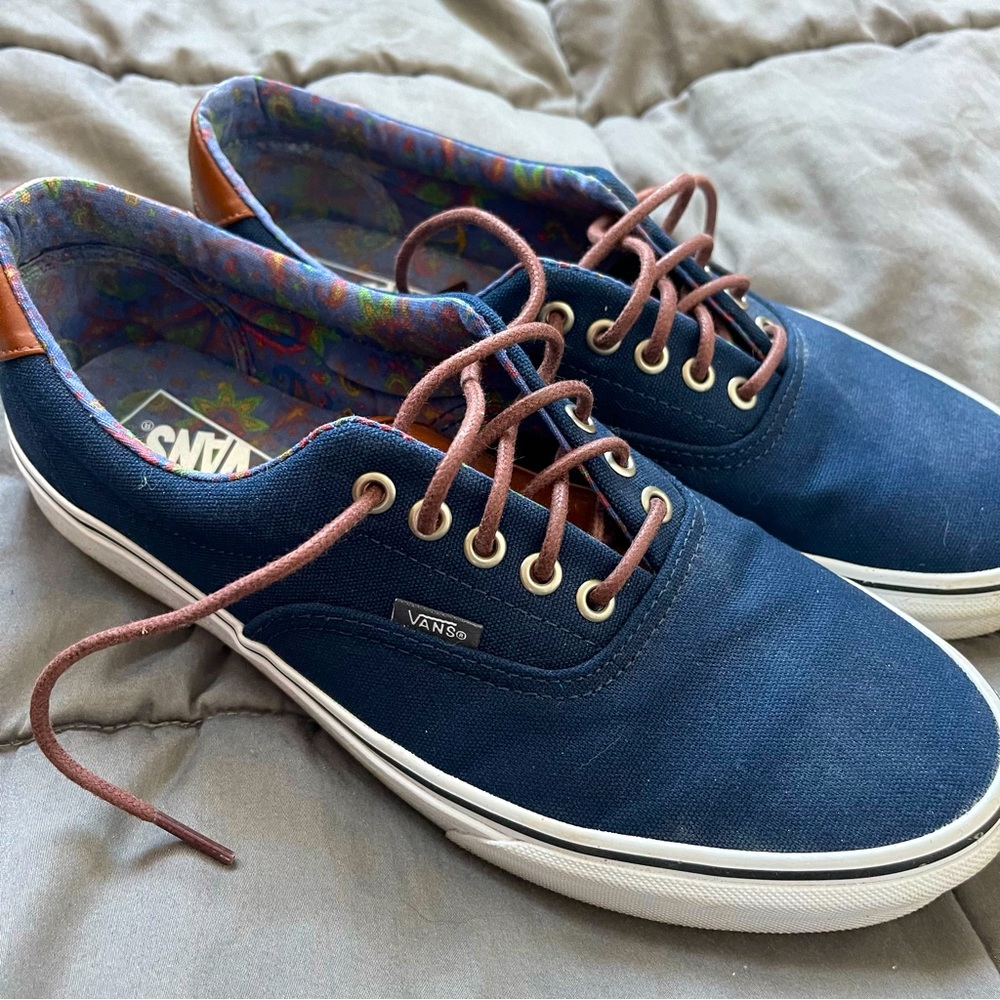 Mens Vans Era 59 Navy Blue